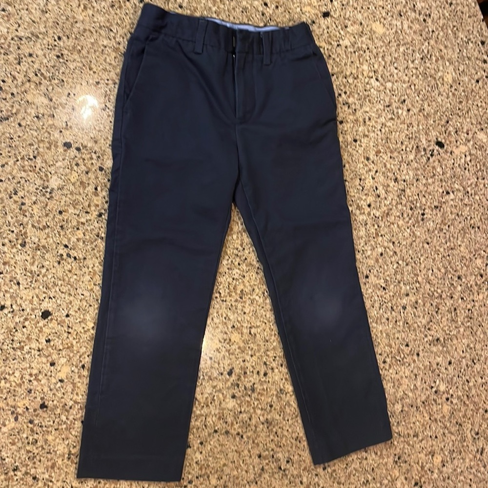 Crewcuts navy chinos, Thompson style.